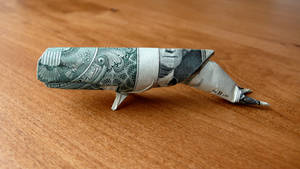 Dollar Origami Whale