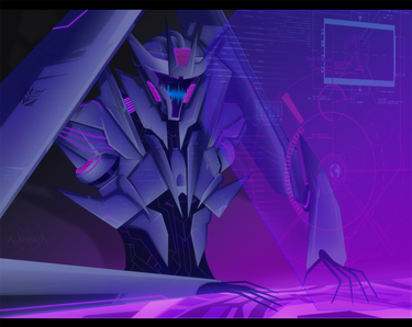 Transformers Prime - Soundwave's face by ValentineLdq on DeviantArt