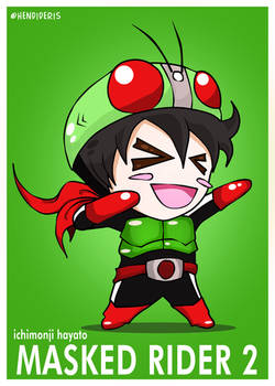 Masked Rider 2 - Ichimonji Hayato #fanart