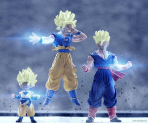 Son Goku, Son Gohan, Son Goten