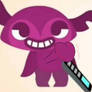 Purple Dark Monster Heartbeat My Verison