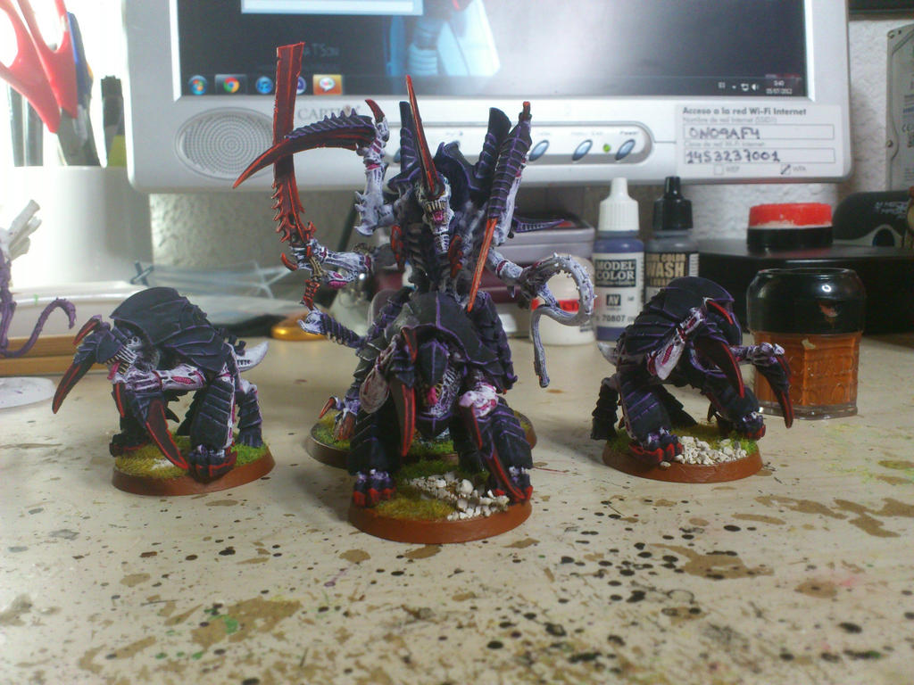 Hive Tyrant with his Tyrant guard brood