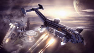 AC 1000 Teror gunship SC2