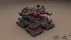 A.N.E.G. Fortress Command Platform 'Megadon' 1