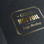 Gold Stamping Logo Mock-Up