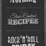 Chalkboard Typography Text Effects