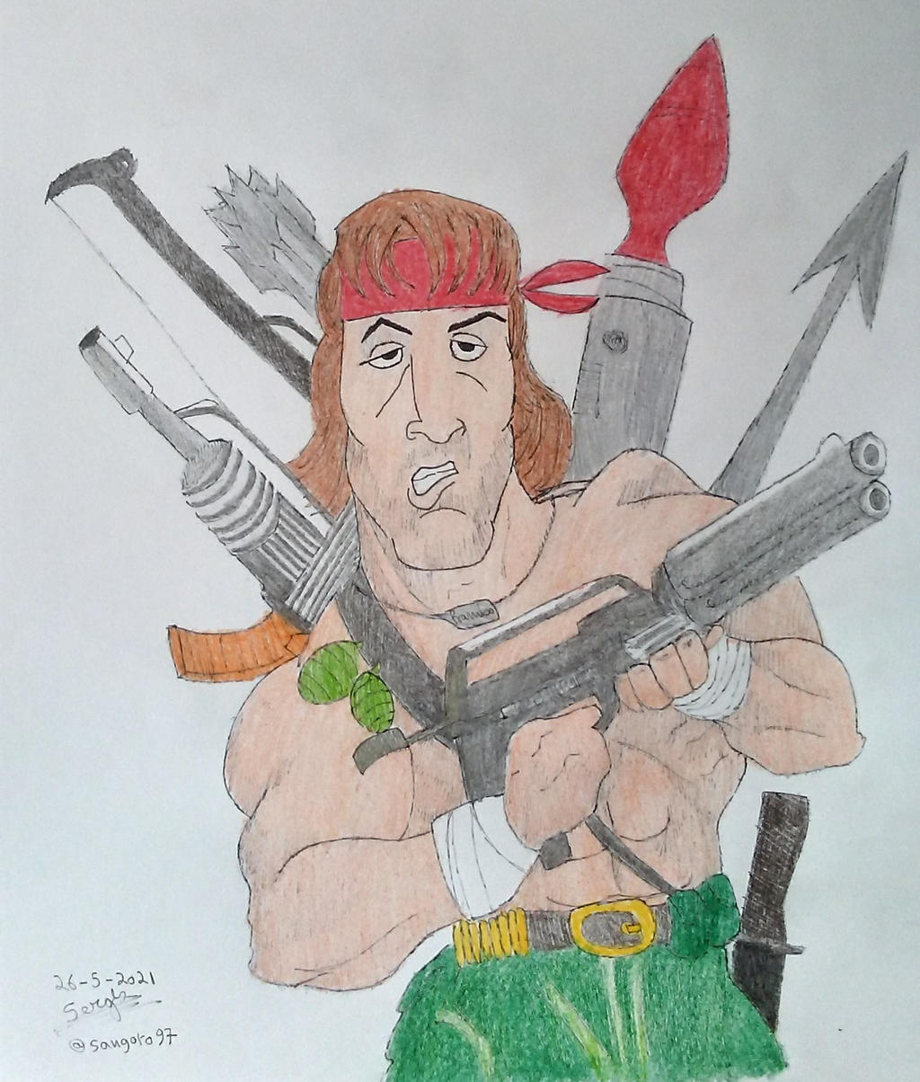 Rambo Cartoon by SangoroFilms on DeviantArt