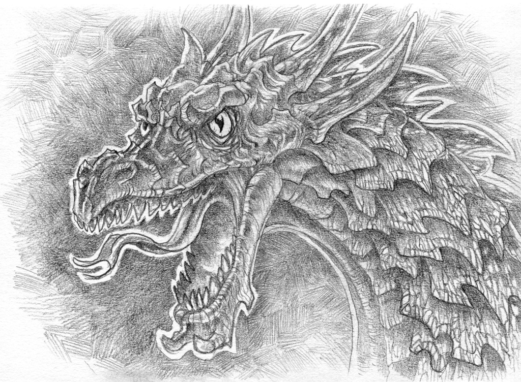 Dragonhead drawing