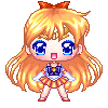 Sailor Venus Pixel Doll by lycheestar1