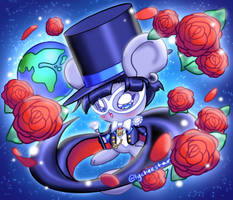Chinchilla Tuxedo Mask- Wallpaper