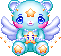 Angel Bear Icon - Teal