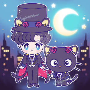 Tuxedo Mask and Chococat Collab - March 2023