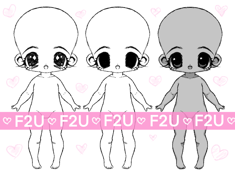 2d Human Base Human Bases on F2U-Assets - DeviantArt