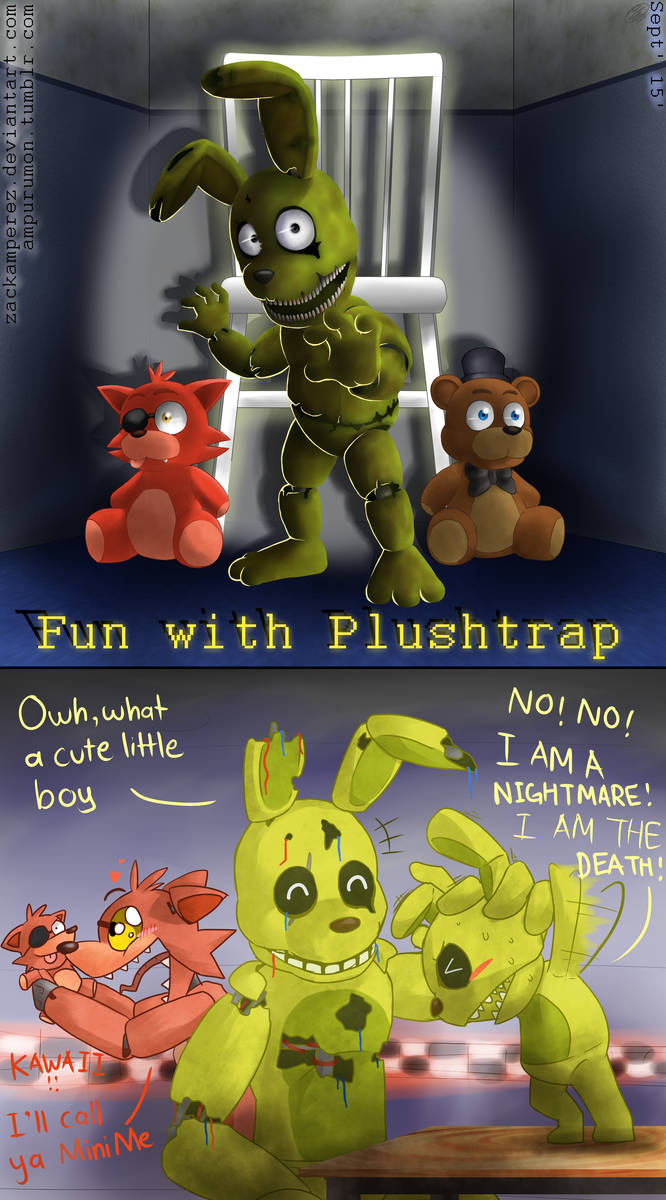 FNaF - Fun with Plushtrap by ZackAmperez on DeviantArt