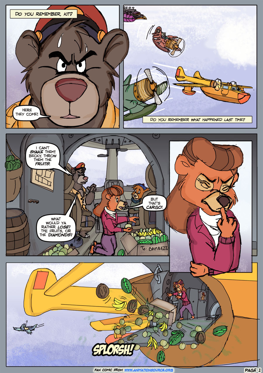 pic Talespin Show Planes talespin fan comic page 1 by