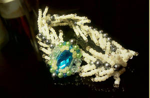 The blue of winter - bracelet