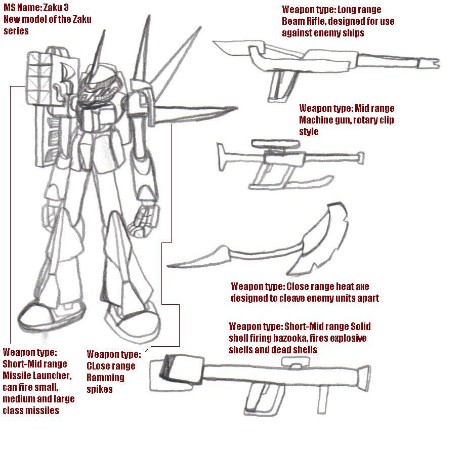 Zaku 3 Vengance type