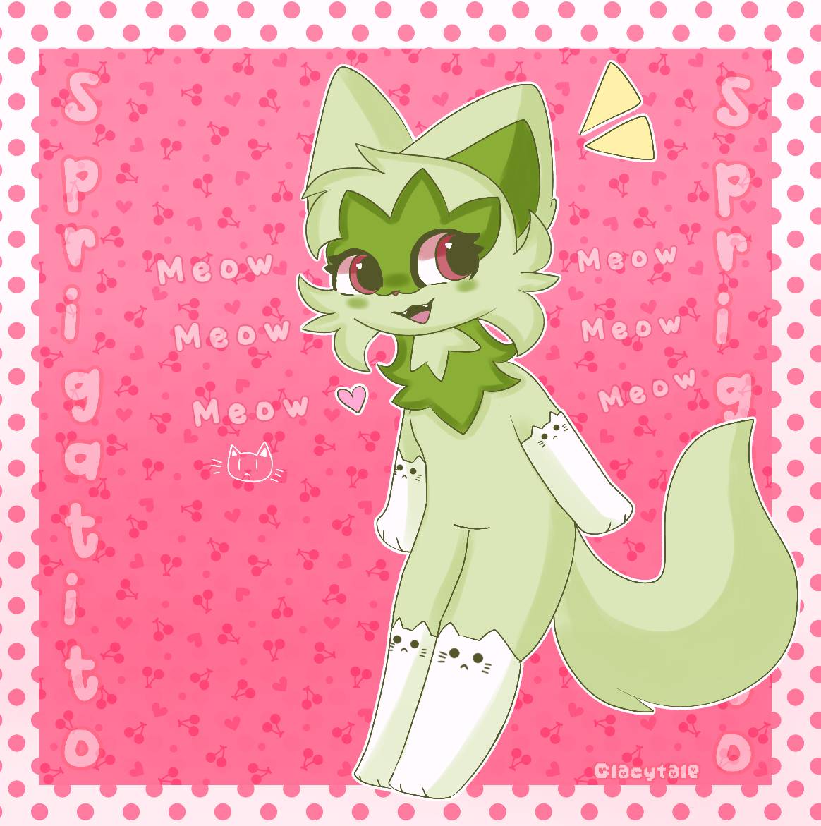 Sprigatito fanart by Glacytale on DeviantArt