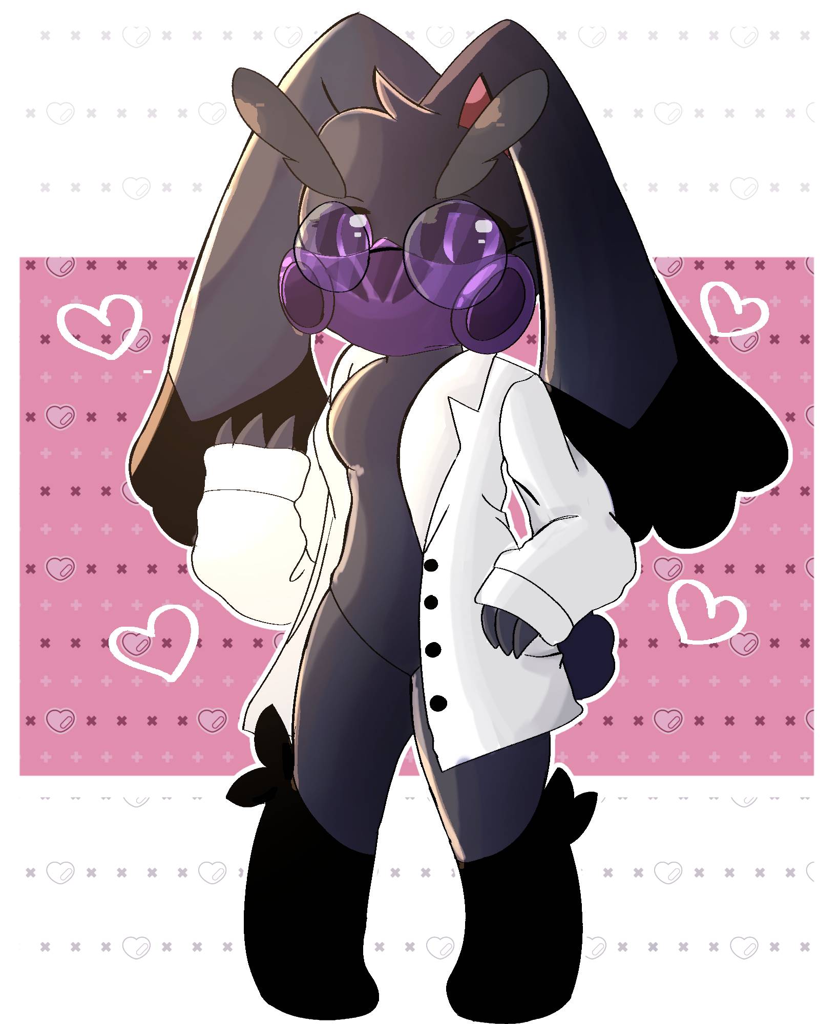Lopunny commission art (lopunny fanart) by Glacytale on DeviantArt