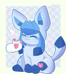 Glaceon chin scritches :3