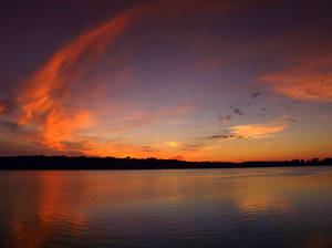 Sunset over Hudson