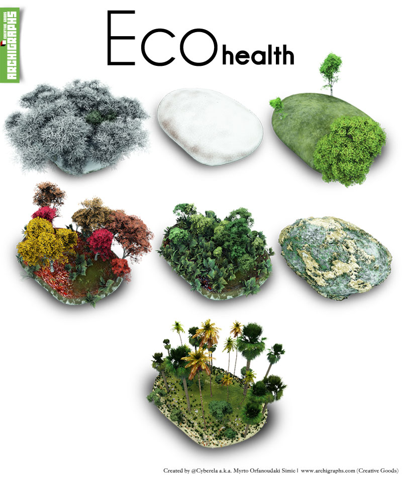 Archigraphs Eco health icons by Cyberella74