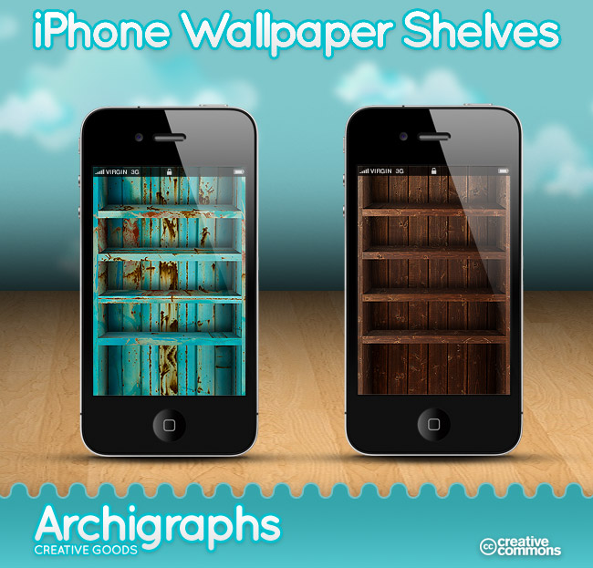 iPhone Wallpapers shelves