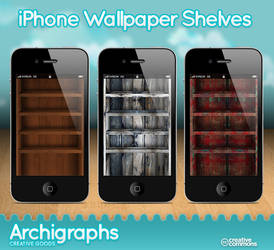 iPhone Wallpaper shelves -3