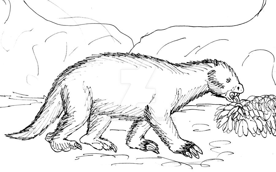 Megalocnus rodens BW by avancna on DeviantArt