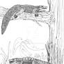 Mekosuchus + Trilophosuchus BW