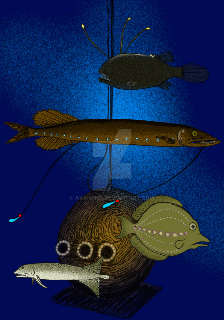 Beebe's Fish Cryptids by avancna on DeviantArt