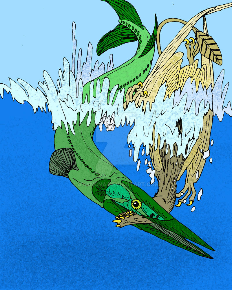 Saurichthys seefeldensis v1 by avancna on DeviantArt