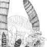 Lotosaurus adentus BW