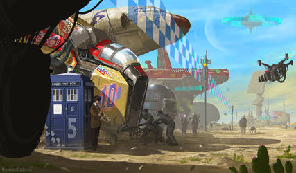 Doctor Who - Space Racing by RomanDubina