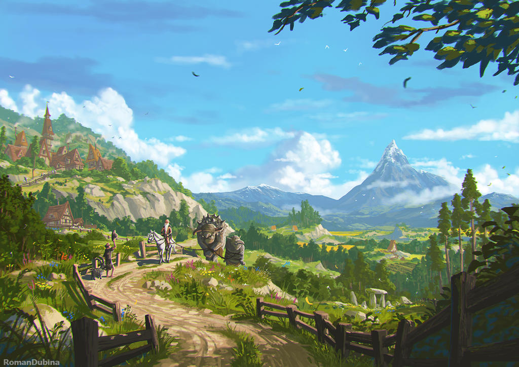 Deviantart Discworld Somewhere on the Discworld... by RomanDubina on DeviantArt