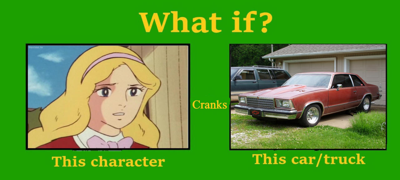 What If Jeanie Reed Cranks 1979 Chevy Malibu? by CreativeT01 on DeviantArt