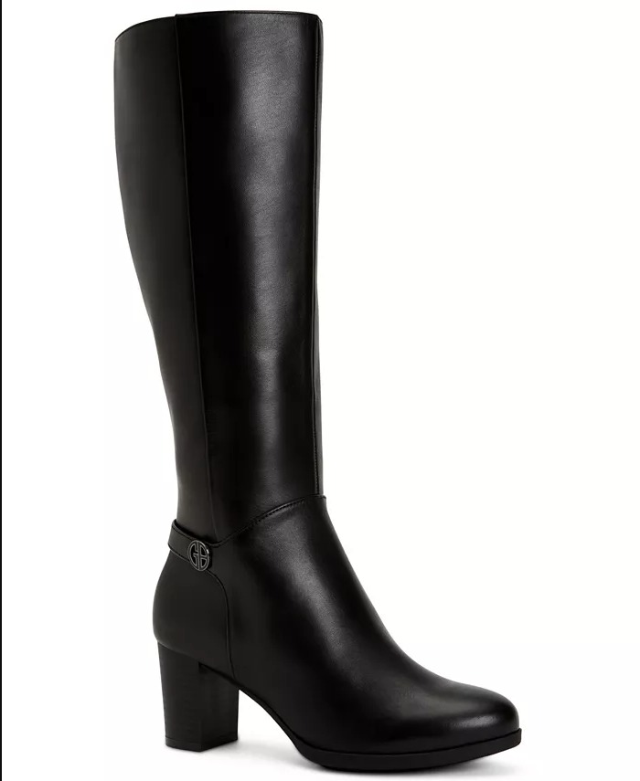 Tall Leather Black Boot by CreativeT01 on DeviantArt