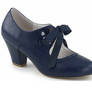 Navy Blue Mary Jane Shoe