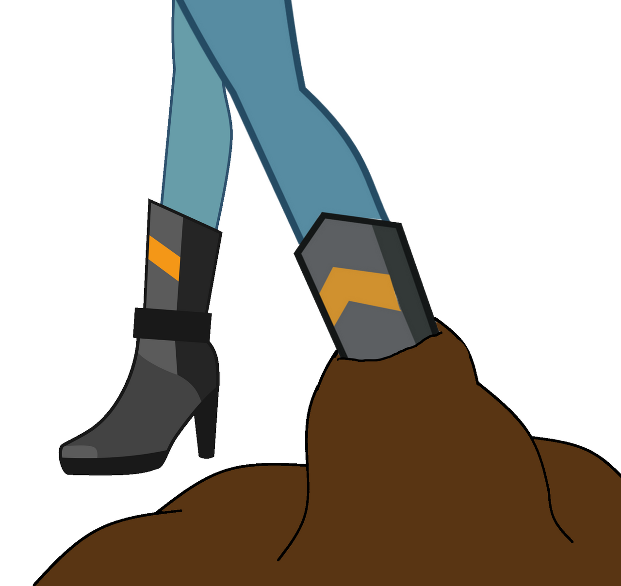 Boot Base Deviantart Sunset Shimmer's Boot Stuck in Mud by CreativeT01 on DeviantArt
