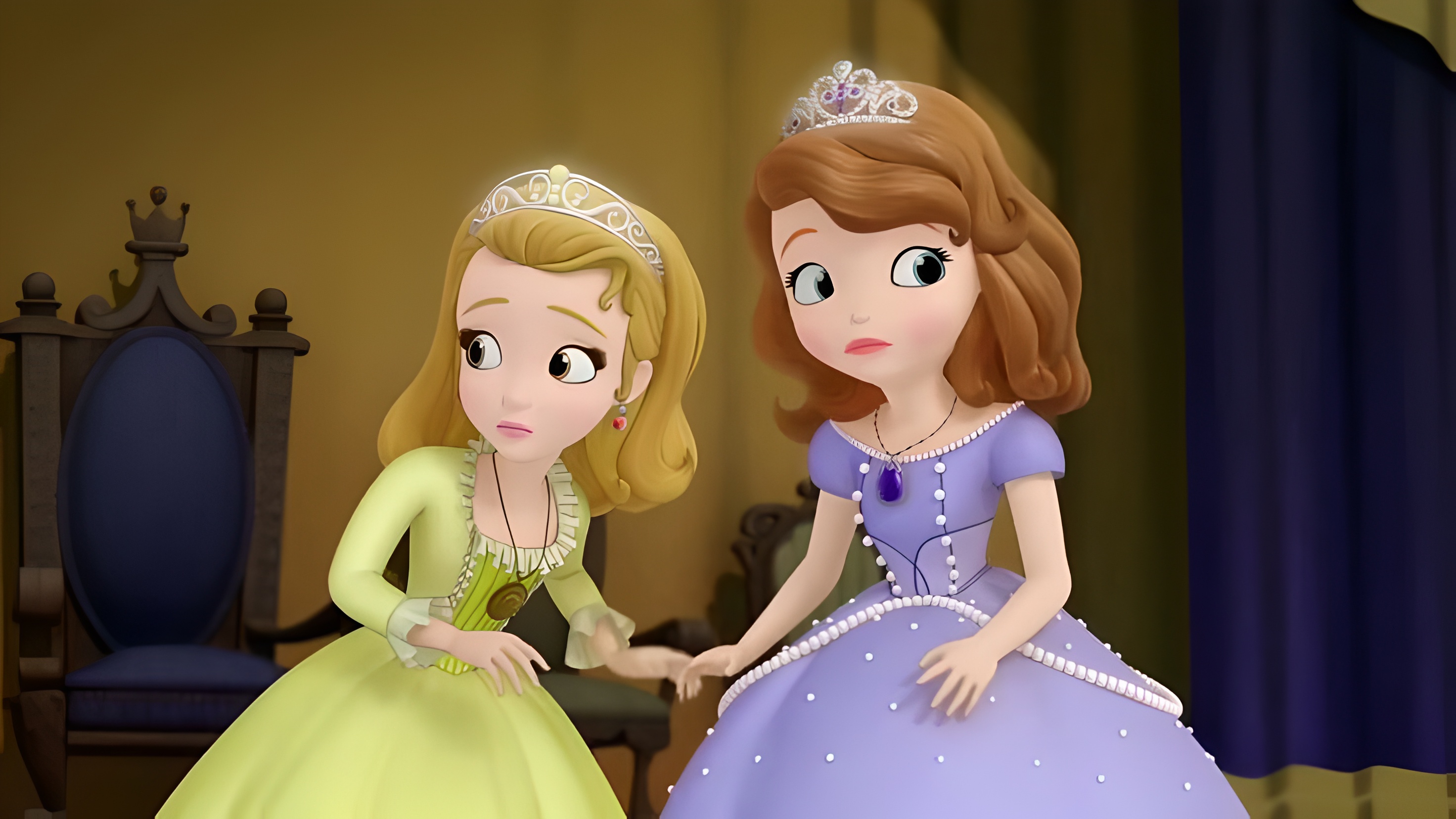 Two Anxious Princesses by CreativeT01 on DeviantArt
