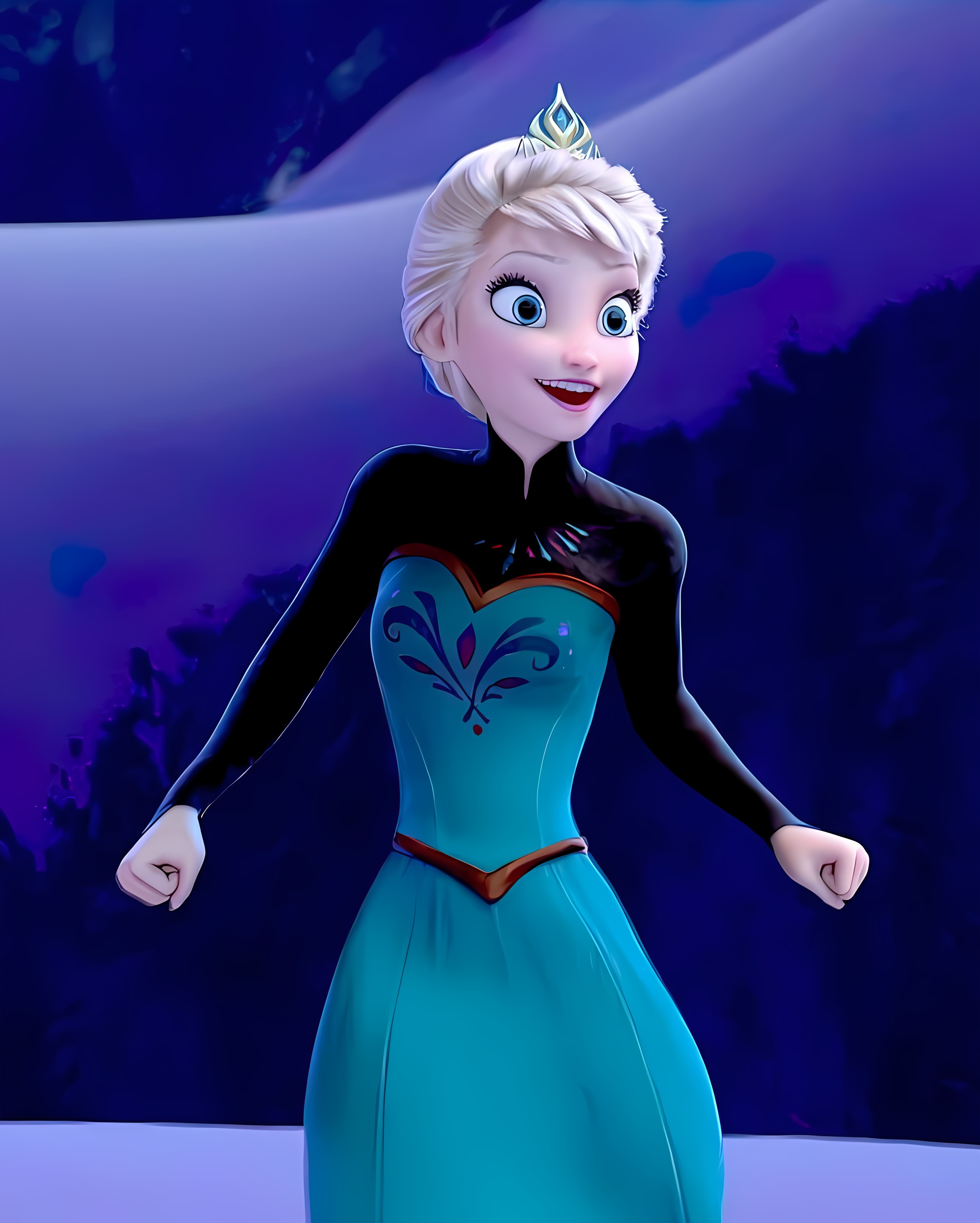 Elsa Behavior Elsa Hyping Herself Up by CreativeT01 on DeviantArt
