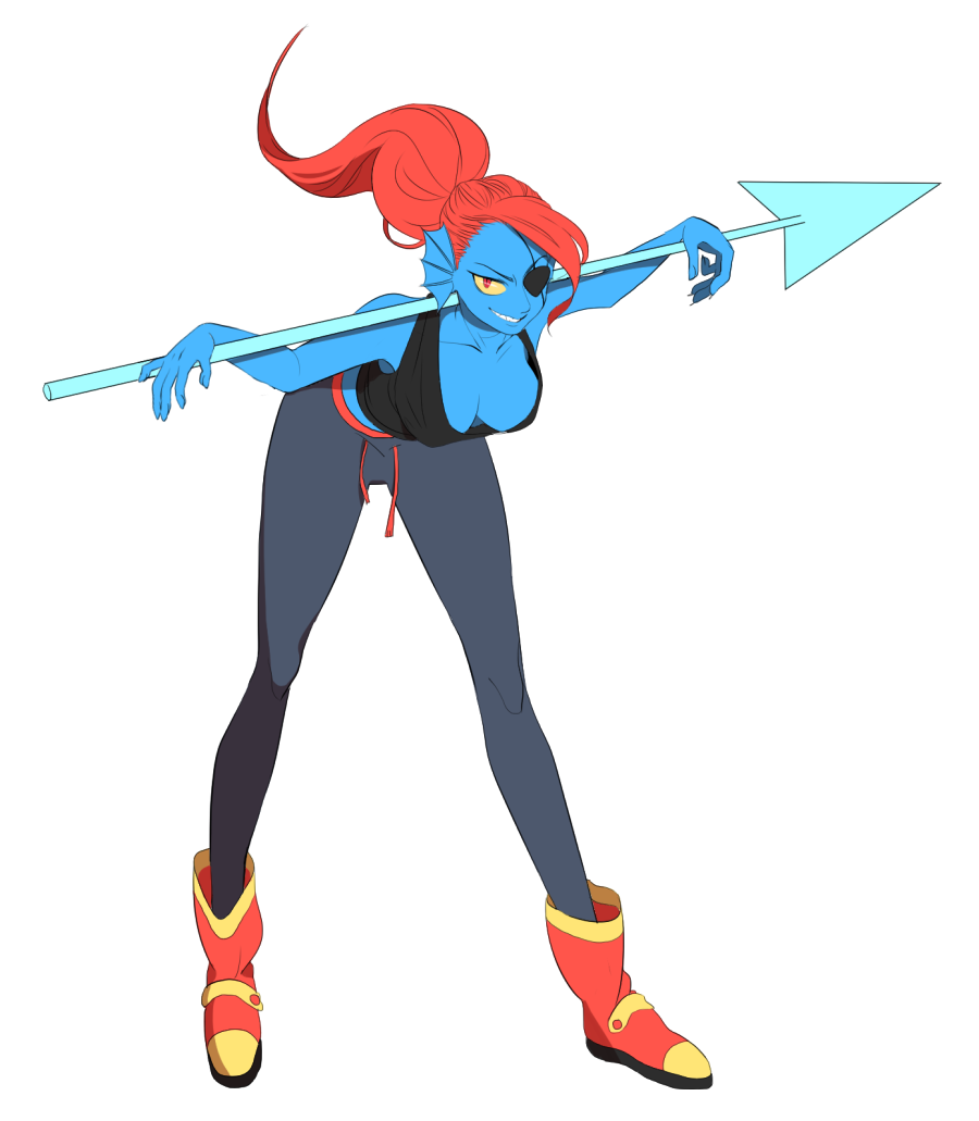 Undertale(drawing characters)-Undyne by ShininStars on DeviantArt