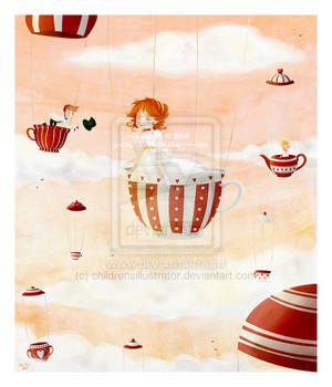 tea party in the sky- cocinando-colores