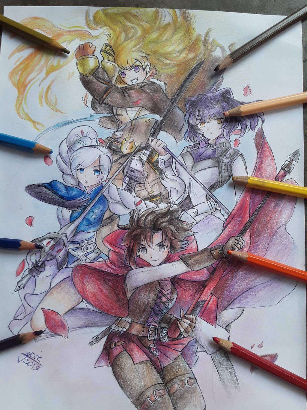 Drawling Rwby RWBY Volume 7 Drawing by YamCova on DeviantArt