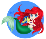 [CHIBI] Ariel Mermaid by mihmosa