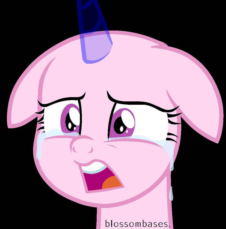 crying - MLP BASE 014 by BlossomBases on DeviantArt