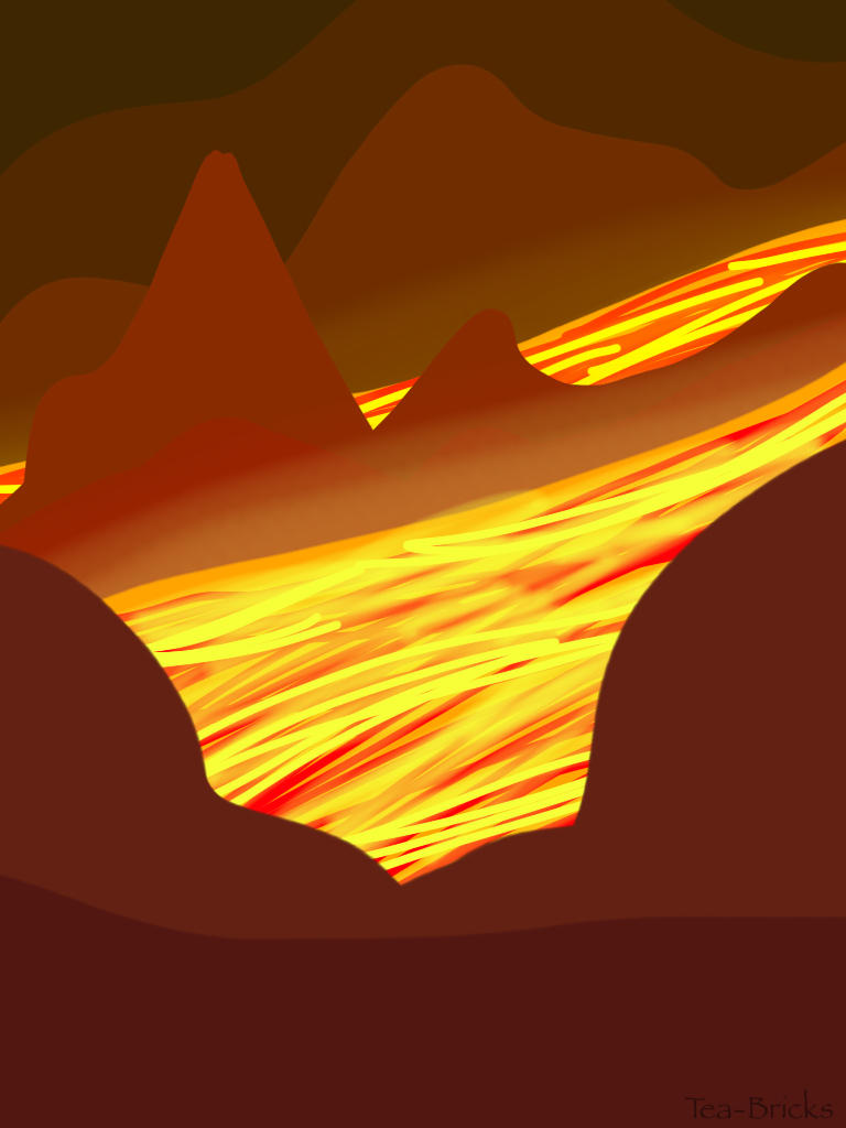 Magma Creatuin Magma cavern by Origami-Tea on DeviantArt
