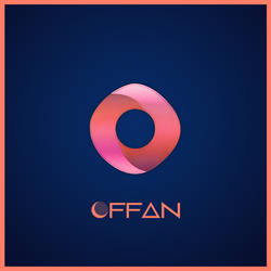 OFFAN - futuristic logo