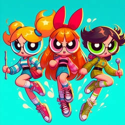 The Powerpuff Girls Z Reboot Styled!!