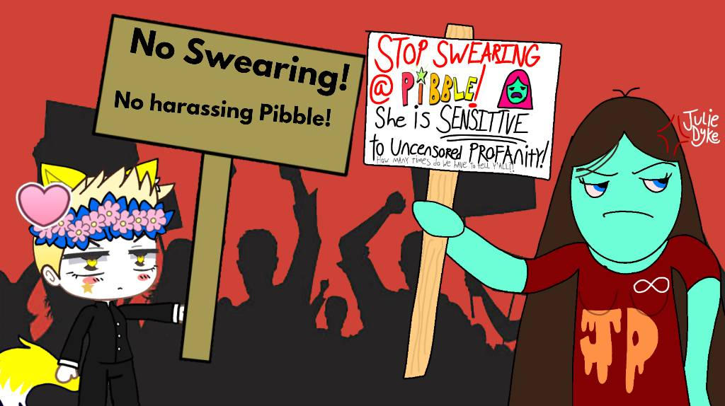Swearing at Pibble is prohibited! (Collab) by NVu23 on DeviantArt